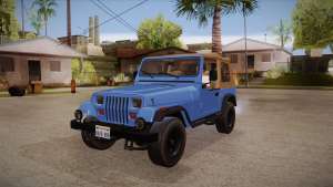 Jeep Wrangler V10 TT Black Revel for GTA San Andreas front view