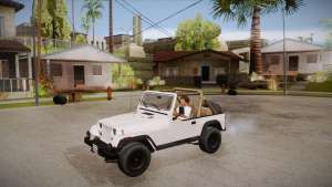Jeep Wrangler V10 TT Black Revel for GTA San Andreas without roof