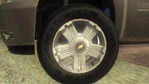 Chevrolet Cheyenne LT 2012 for GTA San Andreas wheels