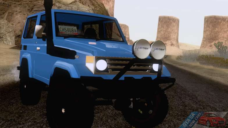Toyota Fj70 4x4 2008 for GTA San Andreas front view