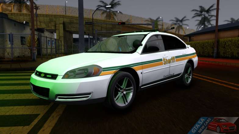 2008 Chevrolet Impala LTZ County Sheriff for GTA San Andreas front view