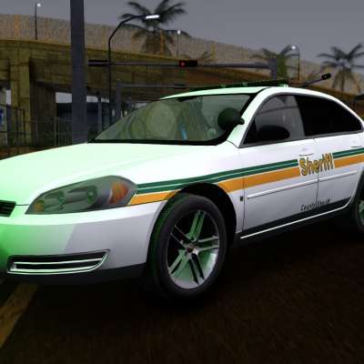 2008 Chevrolet Impala LTZ County Sheriff for GTA San Andreas front view