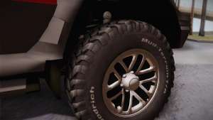 Mitsubishi Pajero 3-Door for GTA San Andreas wheels