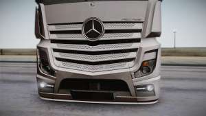 Mercedes-Benz Actros Mp4 6x2 v2.0 Steamspace for GTA San Andreas exterior
