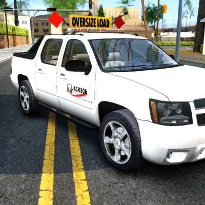 2007 Chevy Avalanche - Pilot Car for GTA San Andreas front view