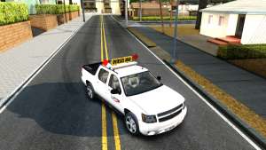 2007 Chevy Avalanche - Pilot Car for GTA San Andreas view from top