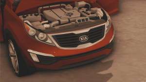 Kia Sportage for GTA San Andreas under the hood