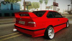 BMW M3 E36 Stance for GTA San Andreas rear view