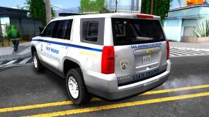 2015 Chevy Tahoe San Andreas State Trooper for GTA San Andreas rear view