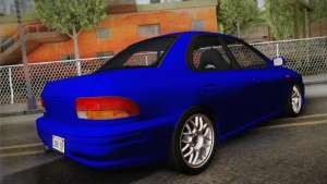 Subaru Impreza WRX STI GC8 1999 v1.0 for GTA San Andreas rear view