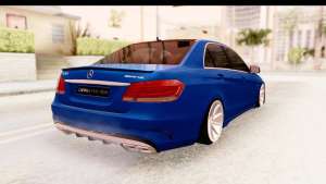 Mercedes-Benz E63 AMG for GTA San Andreas rear view