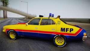 Main Force Patrol Vehicle Mad Max для GTA San Andreas вид сбоку