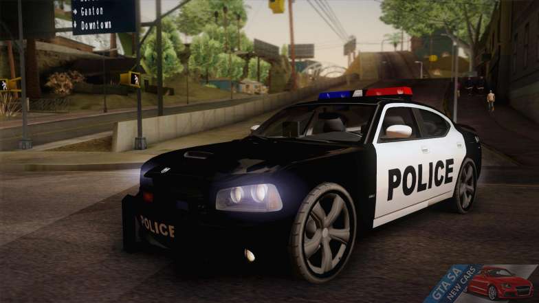 Dodge Charger SRT8 Police San Fierro for GTA San Andreas front view