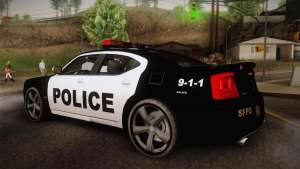 Dodge Charger SRT8 Police San Fierro for GTA San Andreas rear view