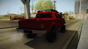 Toyota Hilux 2010 Venezolana de Off Road for GTA San Andreas rear