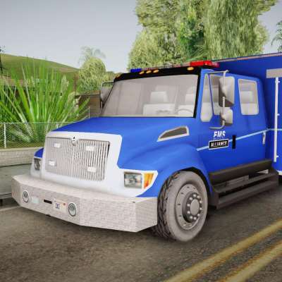 International Terrastar Ambulance 2014 for GTA San Andreas front view