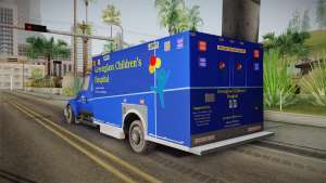 International Terrastar Ambulance 2014 for GTA San Andreas rear view