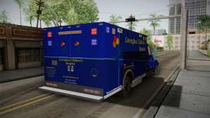International Terrastar Ambulance 2014 for GTA San Andreas rear