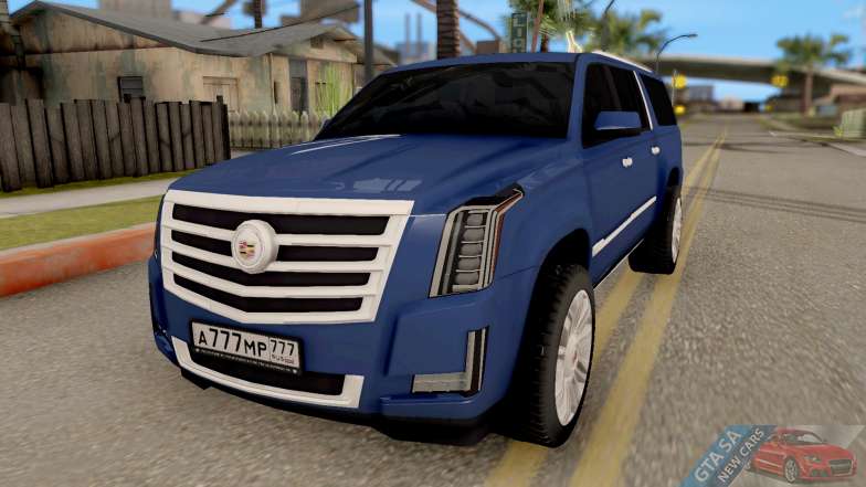 Cadillac Escalade Long Platinum 2016 for GTA San Andreas front view