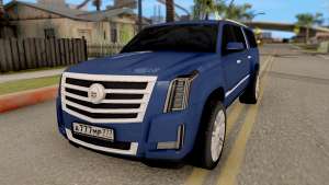 Cadillac Escalade Long Platinum 2016 for GTA San Andreas front view