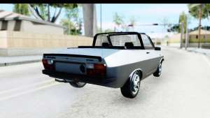 Dacia 1300 Sport Cabrio for GTA San Andreas rear view