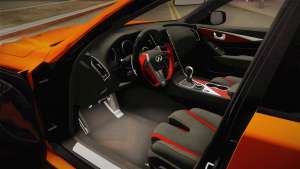 Infiniti Q50 Eau Rouge 2014 for GTA San Andreas interior