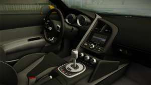 Audi R8 Coupe 4.2 FSI quattro EU-Spec 2008 Dirt for GTA San Andreas interior