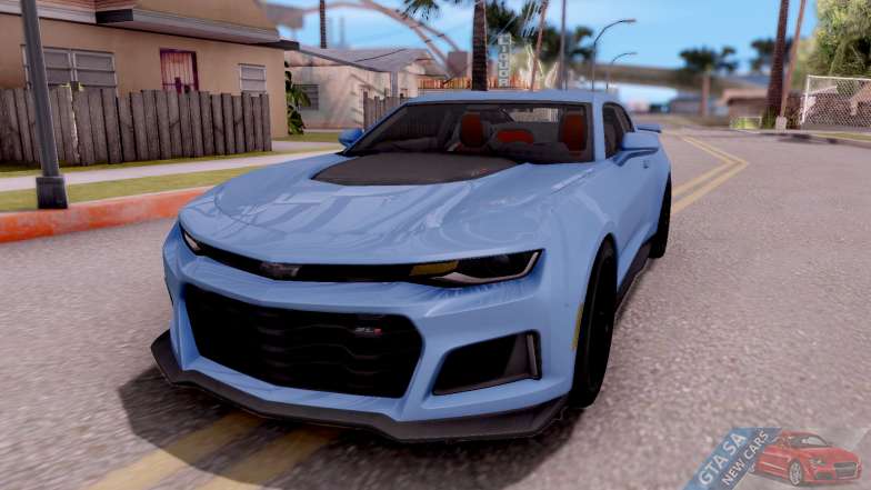 Chevrolet Camaro ZL1 2017 for GTA San Andreas front view