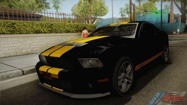Ford Mustang GT500 for GTA San Andreas front view