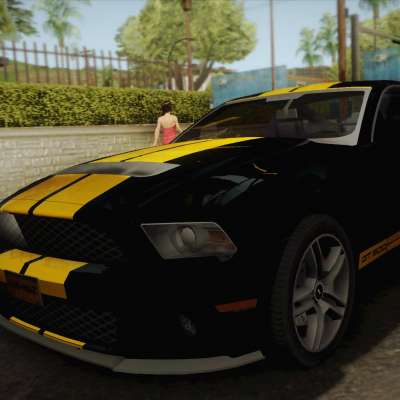 Ford Mustang GT500 for GTA San Andreas front view