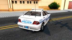 1998 Dinka Chavos Montgomery Police Department for GTA San Andreas rear view