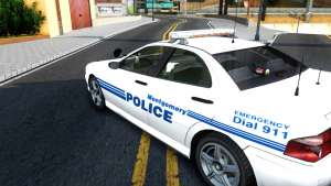 1998 Dinka Chavos Montgomery Police Department for GTA San Andreas rear