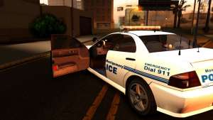 1998 Dinka Chavos Montgomery Police Department for GTA San Andreas interior