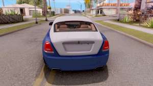 Rolls-Royce Wraith v2 for GTA San Andreas rear view