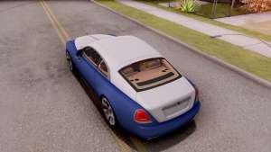 Rolls-Royce Wraith v2 for GTA San Andreas rear