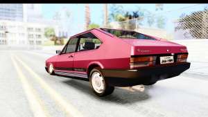 Volkswagen Passat Pointer GTS 1.8 1988 for GTA San Andreas rear view