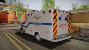 Chevrolet Express 2011 Ambulance for GTA San Andreas rear view