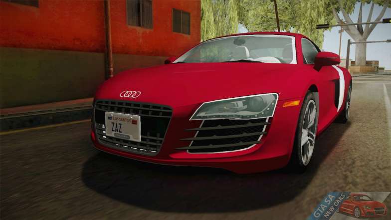 Audi R8 Coupe 4.2 FSI quattro US-Spec v1.0.0 YCH for GTA San Andreas front view
