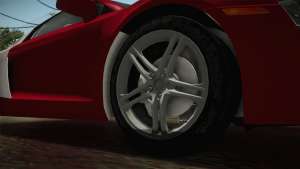 Audi R8 Coupe 4.2 FSI quattro US-Spec v1.0.0 YCH for GTA San Andreas wheels