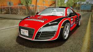 Audi R8 Coupe 4.2 FSI quattro US-Spec v1.0.0 YCH for GTA San Andreas red+black