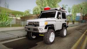 Toyota Land Cruiser Machito 2013 Sound Y for GTA San Andreas front view