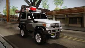 Toyota Land Cruiser Machito 2013 Sound Y for GTA San Andreas front