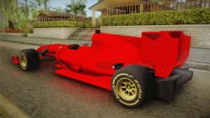 Lotus F1 T125 for GTA San Andreas rear view