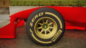 Lotus F1 T125 for GTA San Andreas wheels