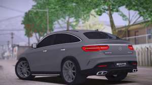 Mercedes-Benz GLE AMG for GTA San Andreas rear view