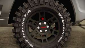 Toyota 4runner 2010 for GTA San Andreas wheels