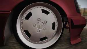 Mercedes-Benz E500 German Style for GTA San Andreas wheels