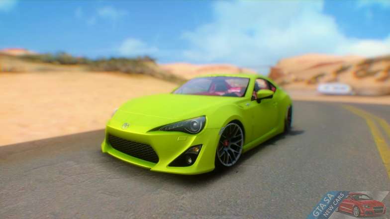 Toyota GT86 2015 Stance for GTA San Andreas front view