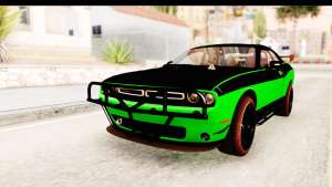 Dodge Challenger F&amp;F 7 for GTA San Andreas front