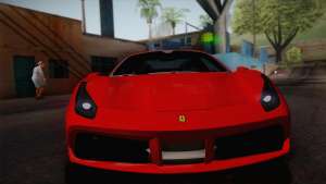 Ferrari 488 Spider for GTA San Andreas exterior